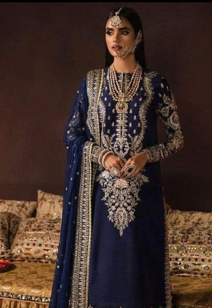Pakistani designer salwar Kameez velvet dress, party wear velvet dress