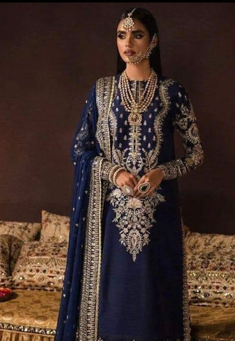 Pakistani designer salwar Kameez velvet dress, party wear velvet dress