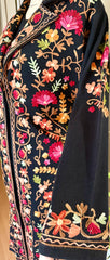 Kashmiri Ari Embroidered Long Coat, Jacket Set