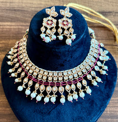 Real kundan necklace set, kundan jewelry set , kundan jewelry