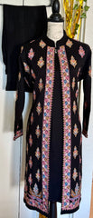 Kashmiri Embroidered Woolen Long Coat Set