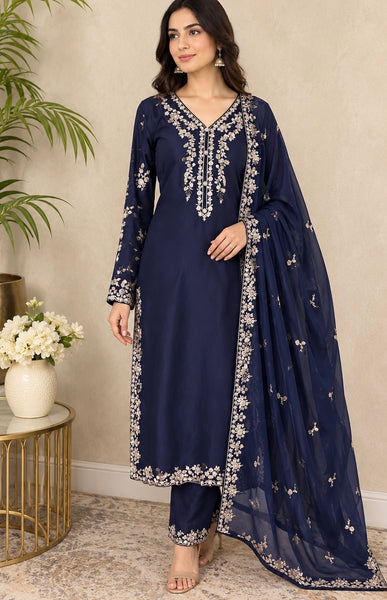 Agha noor inspired Pakistani silk ready to wear party wear dress