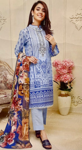 Pakistani designer salwar Kameez casual lawn dress