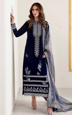 Pakistani designer salwar Kameez velvet party wear