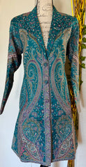 Kashmiri Kani  Pashmina Coat Jacket