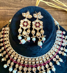 Real kundan necklace set, kundan jewelry set , kundan jewelry