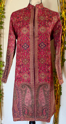Kashmiri Kani Pashmina  coat