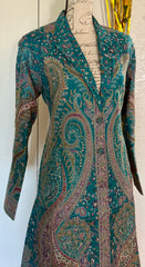 Kashmiri Kani  Pashmina Coat Jacket