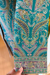 Kashmiri Kani  Pashmina Coat Jacket