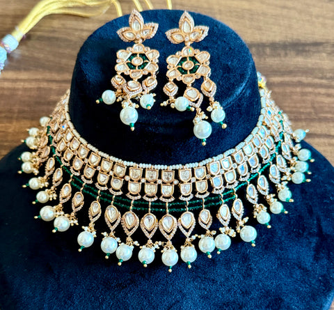 Real kundan necklace set, kundan jewelry set, kundan jewelry