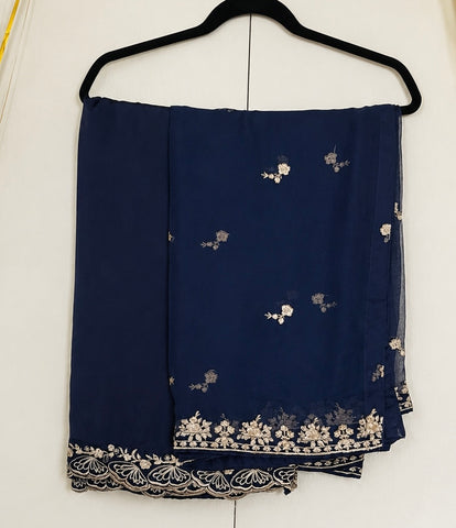 Agha noor inspired Pakistani silk ready to wear party wear dress