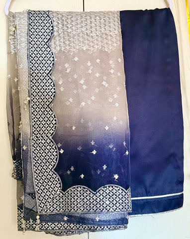 Pakistani designer salwar Kameez velvet party wear