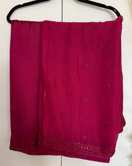 Agha noor inspired Pakistani designer salwar Kameez, Pakistani silk 3pcs ready to wear dress