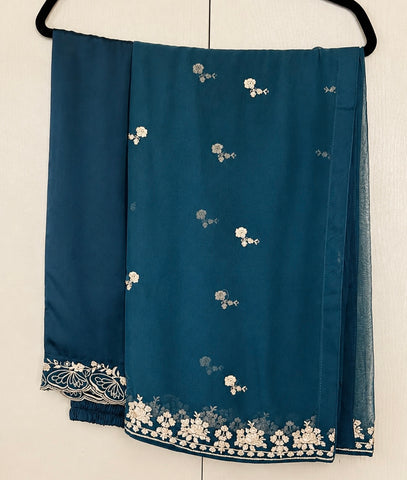Agha noor inspired Pakistani silk salwar Kameez party wear dress