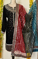 Pakistani designer salwar Kameez velvet dress, party wear velvet dress