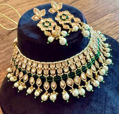 Real kundan necklace set, kundan jewelry set, kundan jewelry