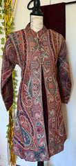 Kashmiri Kani Woolen Long Coat Set