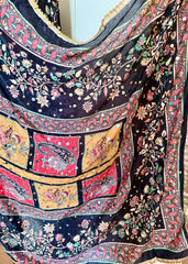 Pakistani wedding mirror dupatta, wrap, scarf, Pakistani silk dupatta, Pakistani mirror dupatta