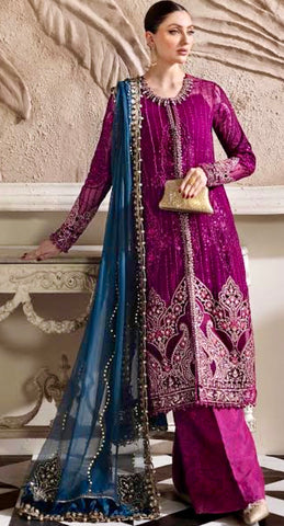 Maria b inspired Pakistani salwar Kameez ready to wear party wear dress