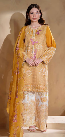 Pakistani designer salwar Kameez semi formal dress, Pakistani viscose silk dress