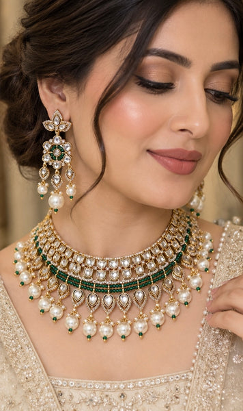 Real kundan necklace set, kundan jewelry set, kundan jewelry