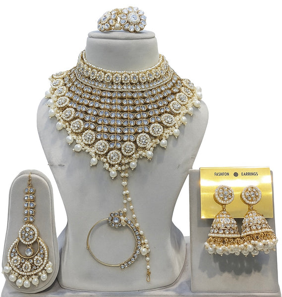 Kundan bridal set,Kundan choker set, Kundan jewelry set