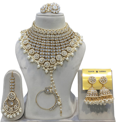 Kundan bridal set,Kundan choker set, Kundan jewelry set