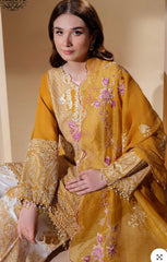 Pakistani designer salwar Kameez semi formal dress, Pakistani viscose silk dress