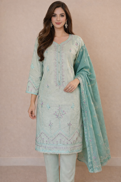 Pakistani designer salwar Kameez casual wear dress, Pakistani cotton wear dress