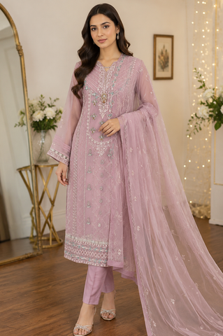 Agha noor inspired ready to wear party wear dress