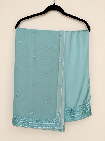 Agha noor inspired ready to wear silk party wear dress