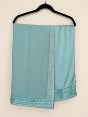 Agha noor inspired ready to wear silk party wear dress