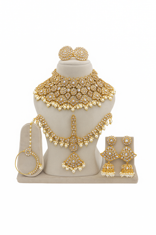 Kundan bridal set, Kundan jewelry, premium quality bridal set