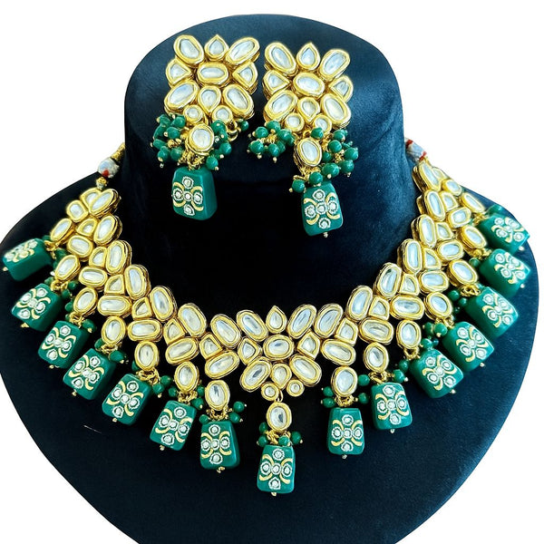 Kundan necklace set, Indian Kundan necklace set, Kundan jewelry